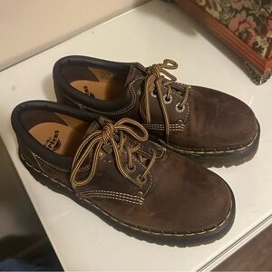 Dr. Martens Brown Platform Loafers